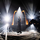 Stormzy performs on stage during McDonald's I'm Lovin' It Live at The Printworks in London, Nov. 2020